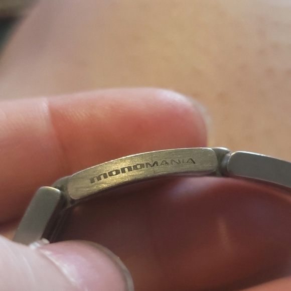 Monomania Business Casual Link Bracelet Mens Stainless Steel Bracelet - Picture 7 of 7